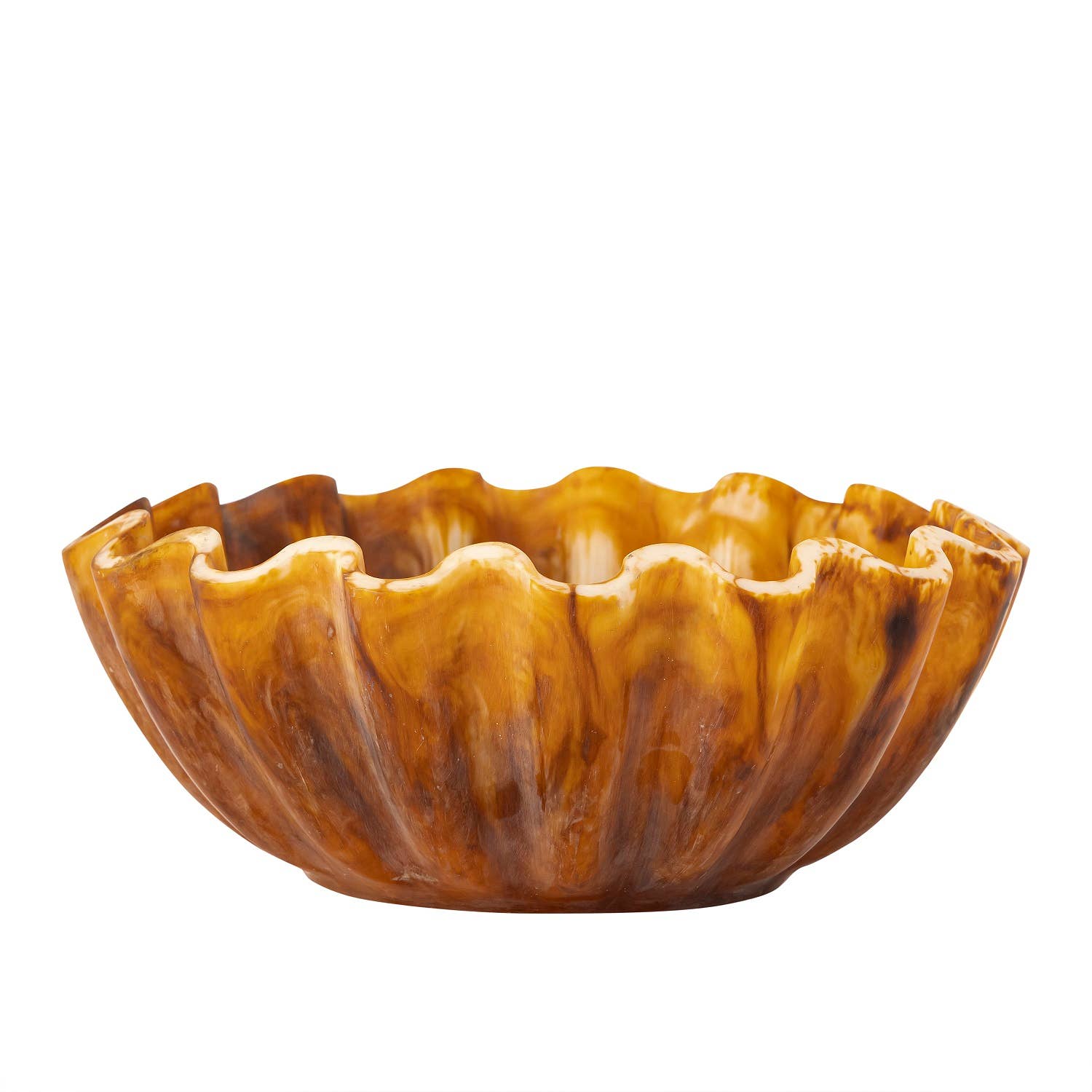 BIDKhome - Tortoiseshell Salad Bowl Dia 11.80"