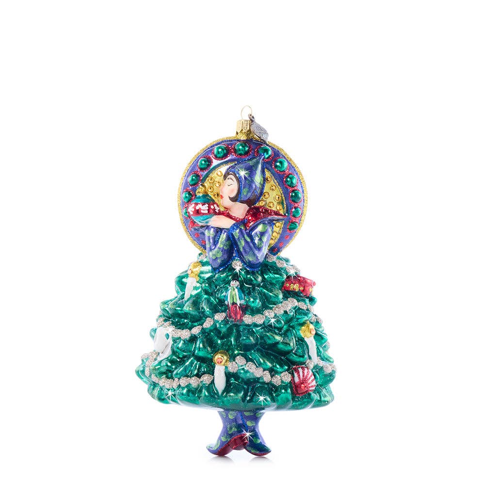 Jay Strongwater - Nouveau Christmas Glass Ornament