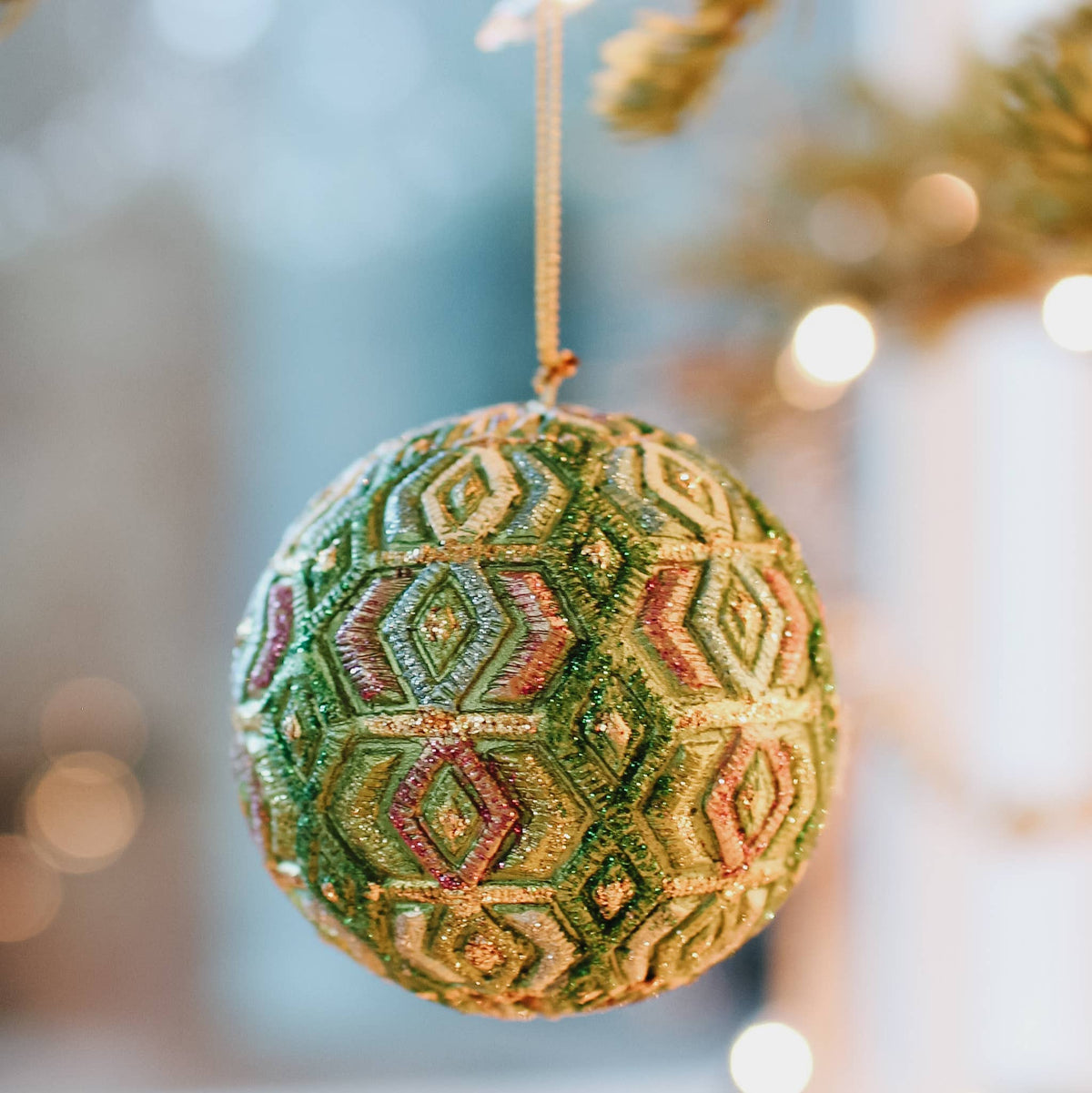 Dekorasyon Gifts  Decor - 3" Oriente Ball Ornament