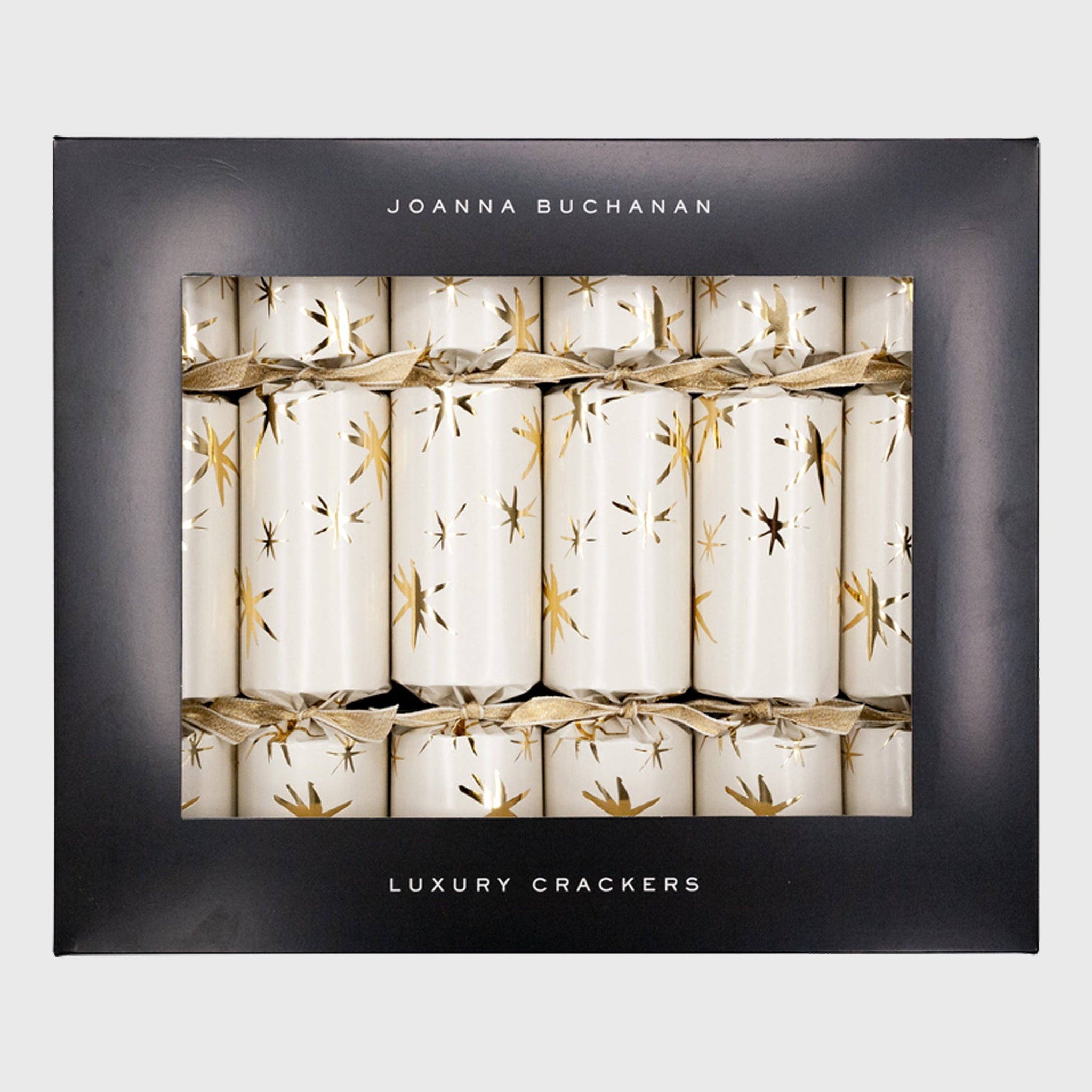 Joanna Buchanan - Luxury celebration crackers, cream with gold SETS