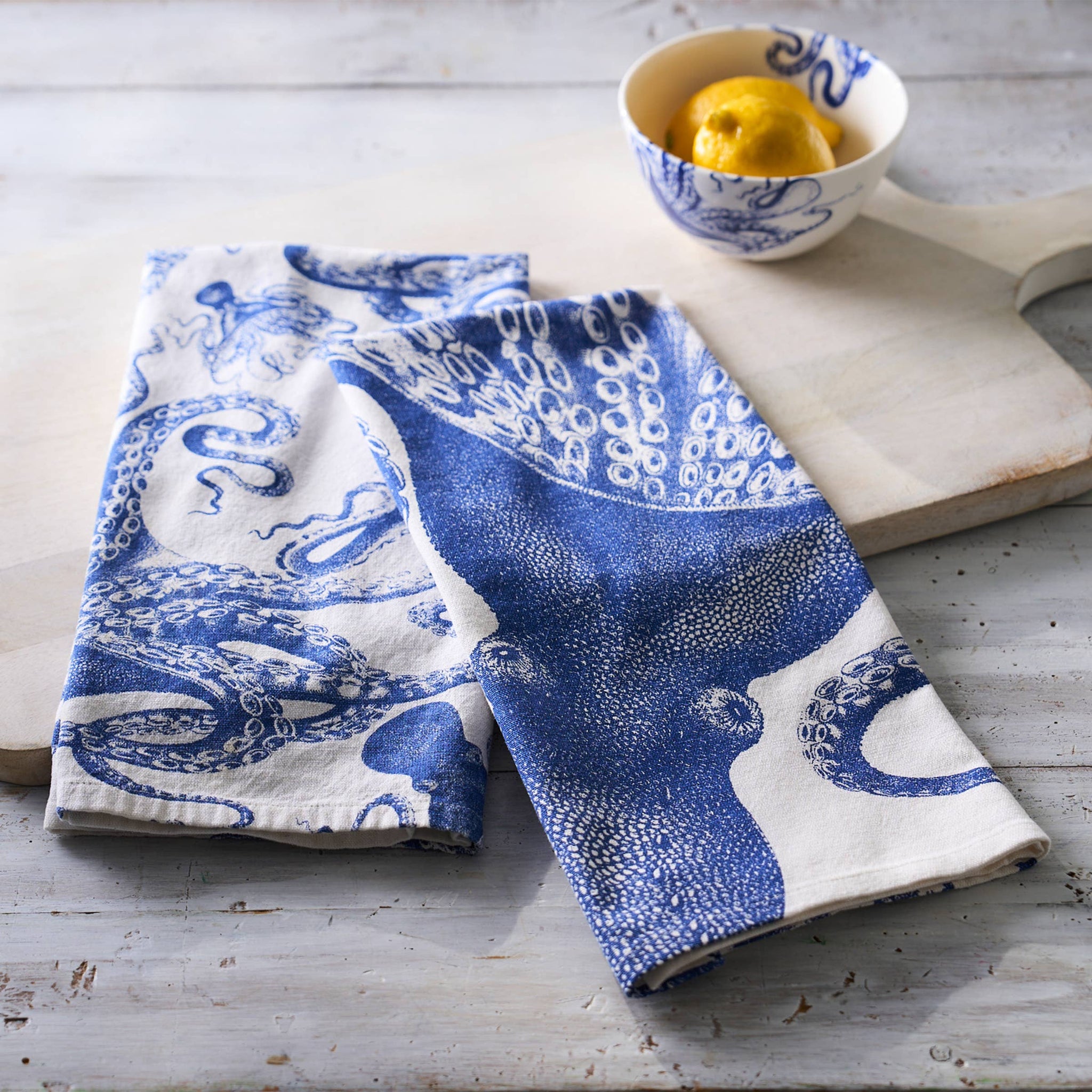 Caskata - Lucy the Octopus Kitchen Towels, Set of 2