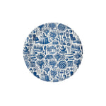 Pavilion Paper - Martha's Garden Toile Disposable Paper Salad and Dessert Pla