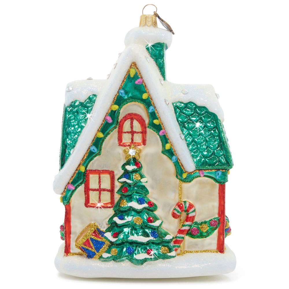 Jay Strongwater - Christmas Toy Shop Glass Ornament