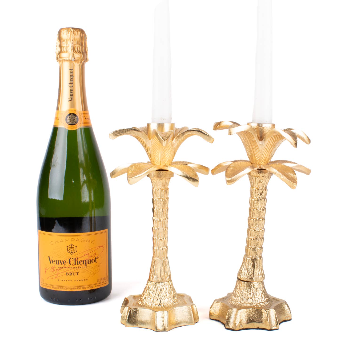 Palm Tree Candlestick S/2