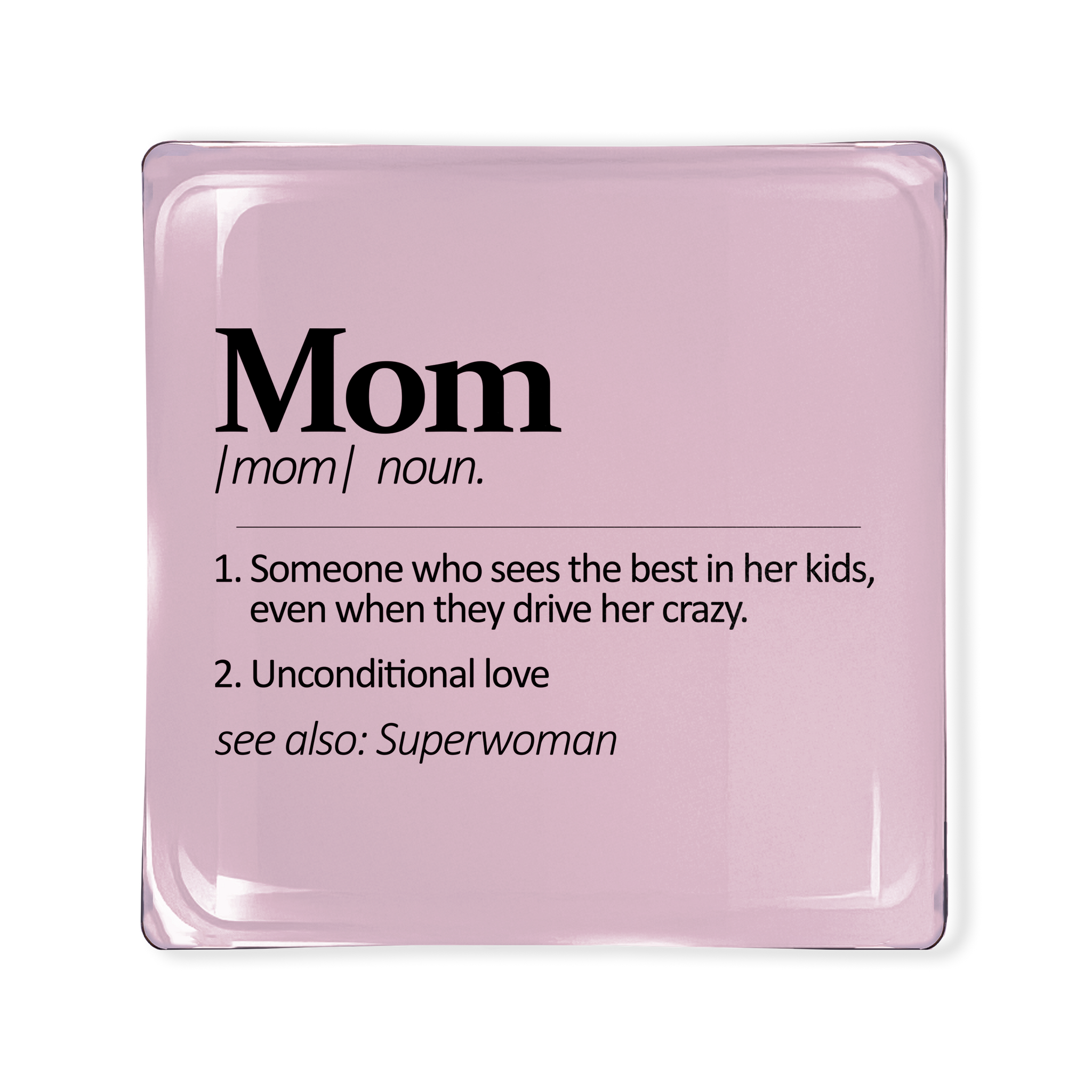 Toss Designs - Glass Tray- Mom