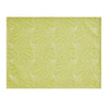Le Jacquard Francais La Carte Feuilles Coated Placemat 19x14  - Green