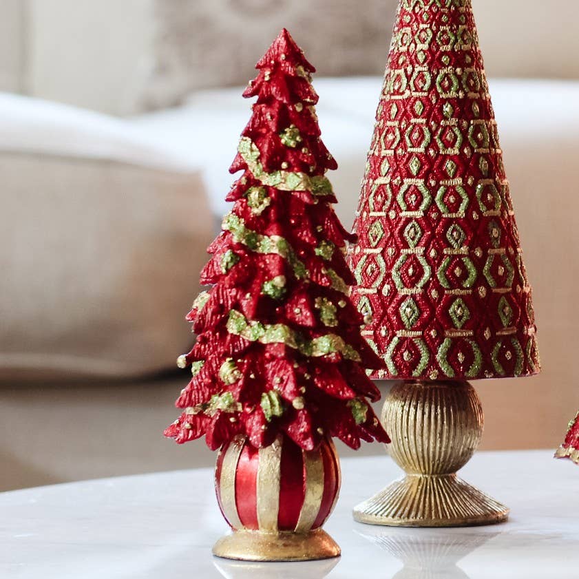 Merry Traditions Cone Tree (Red/Citron)