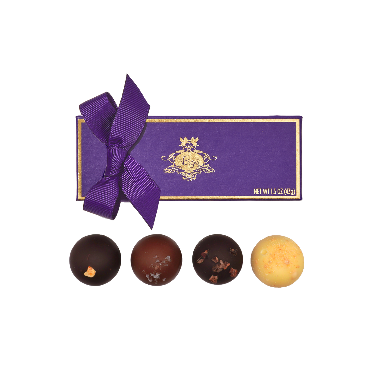 Vosges Haut-Chocolat - Milk & Dark Chocolate Maison Collection Truffles: 4 Pcs