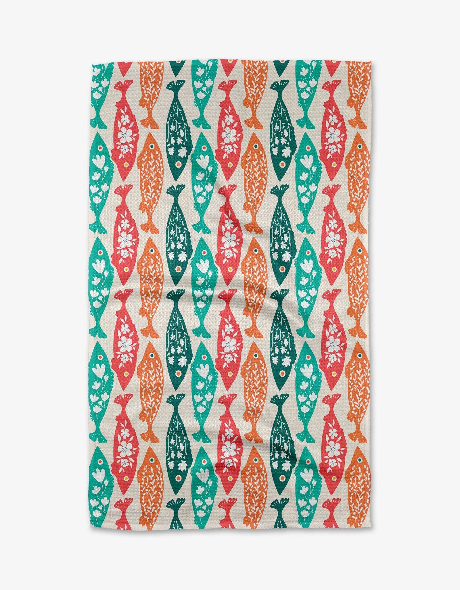 Geometry - Swedish Fish Tea Towel