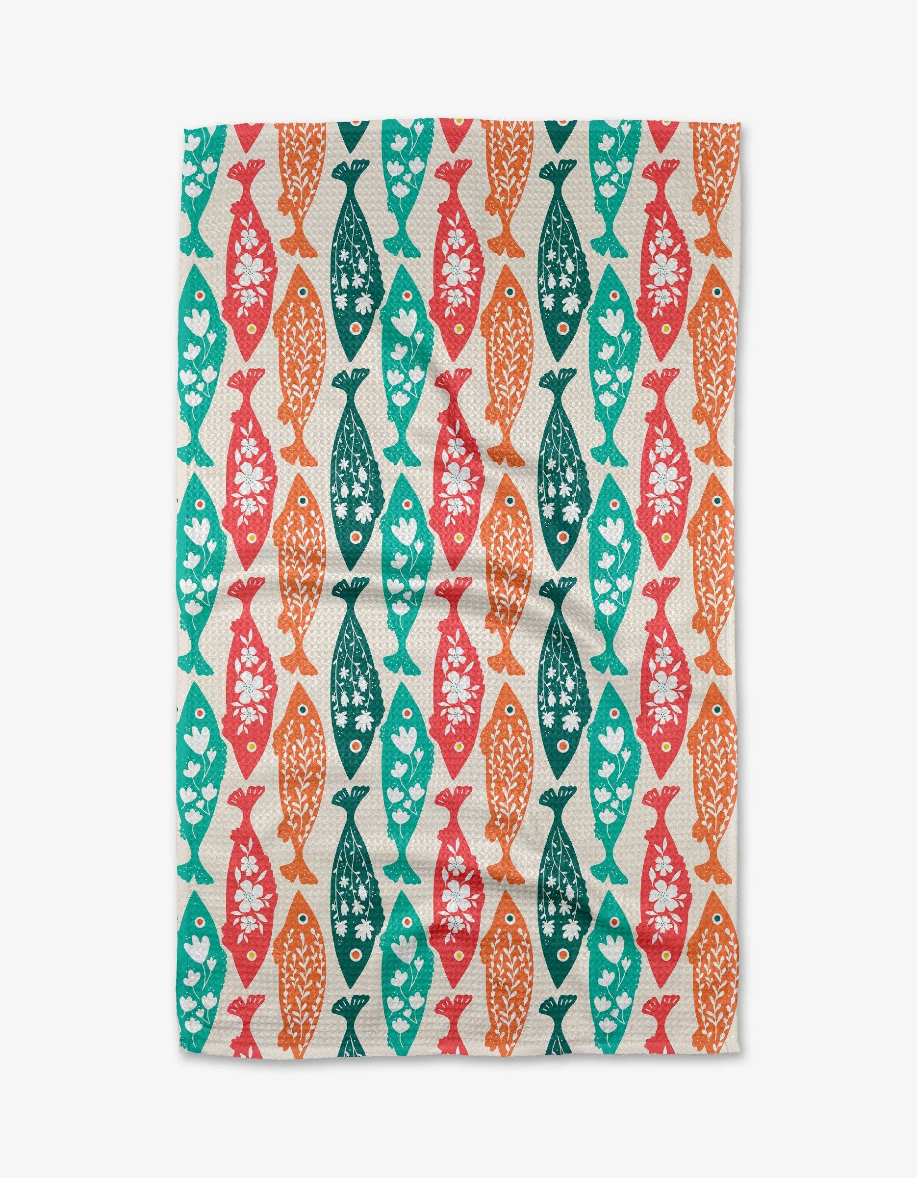 Geometry - Swedish Fish Tea Towel