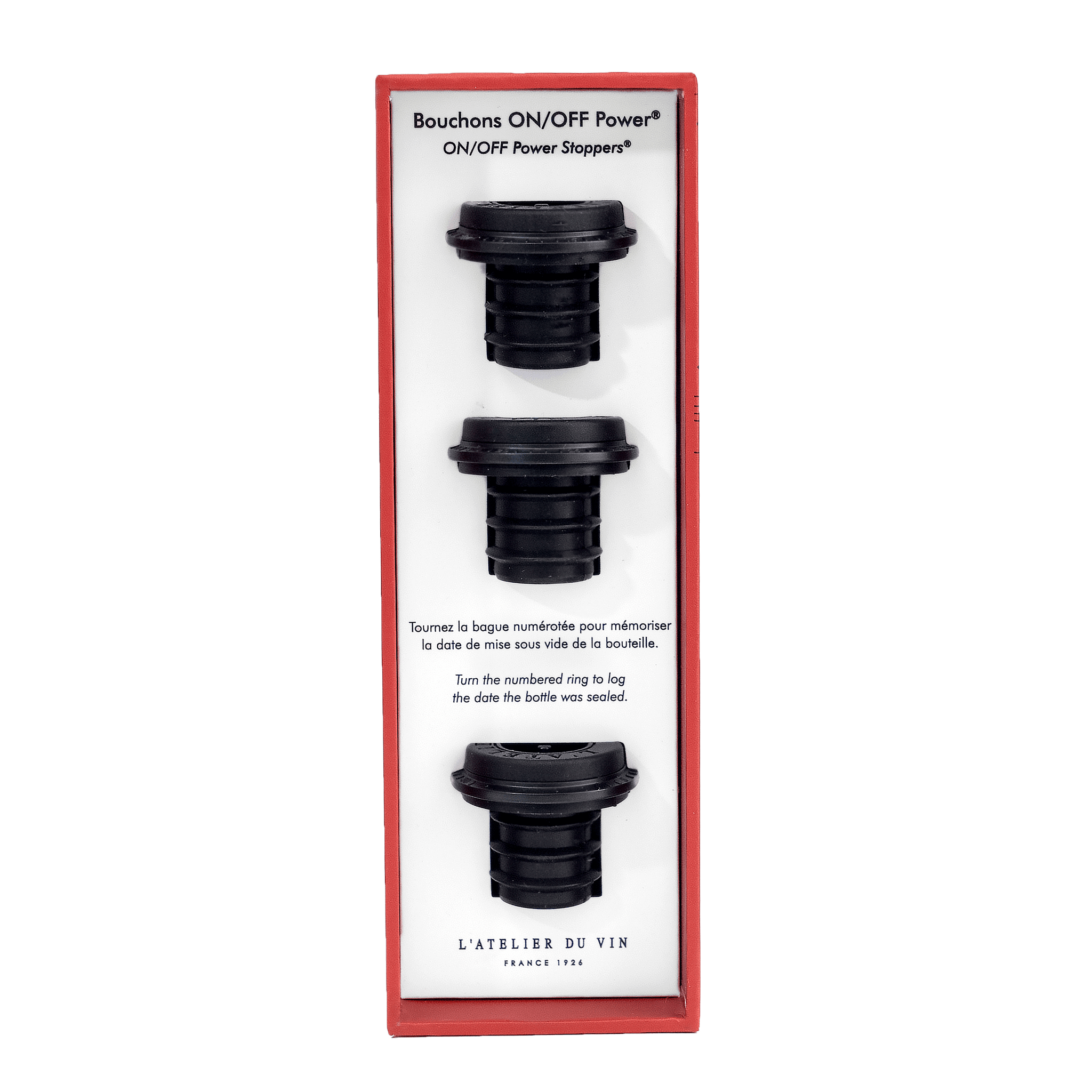 L'Atelier du Vin - USA - Wine Pump - Gard'Vin ON/OFF Power Sealer