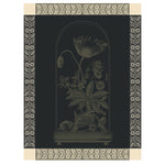 Le Jacquard Francais  Curiosites Florales Empire Green Tea Towel