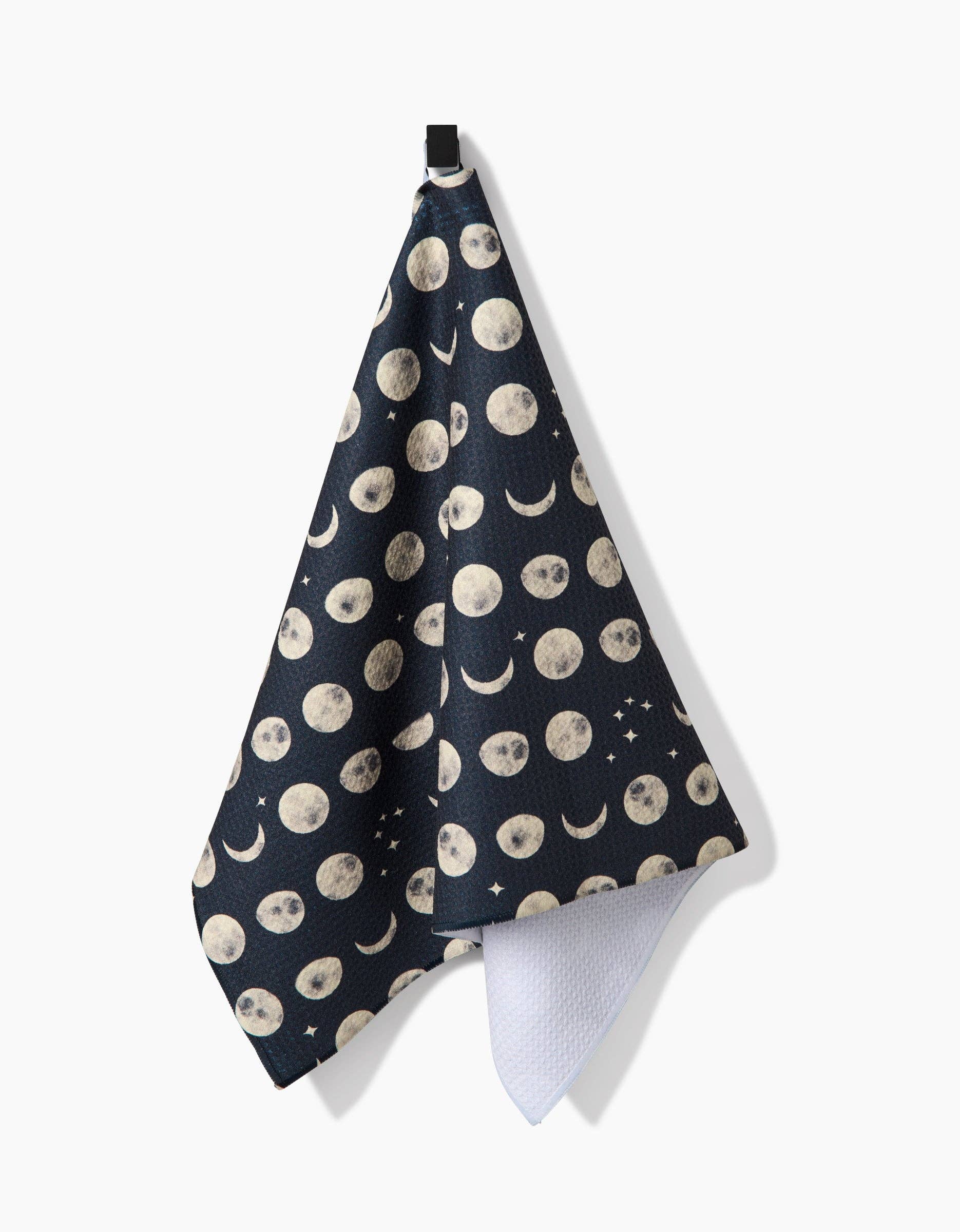 Geometry - Moon Dots Tea Towel