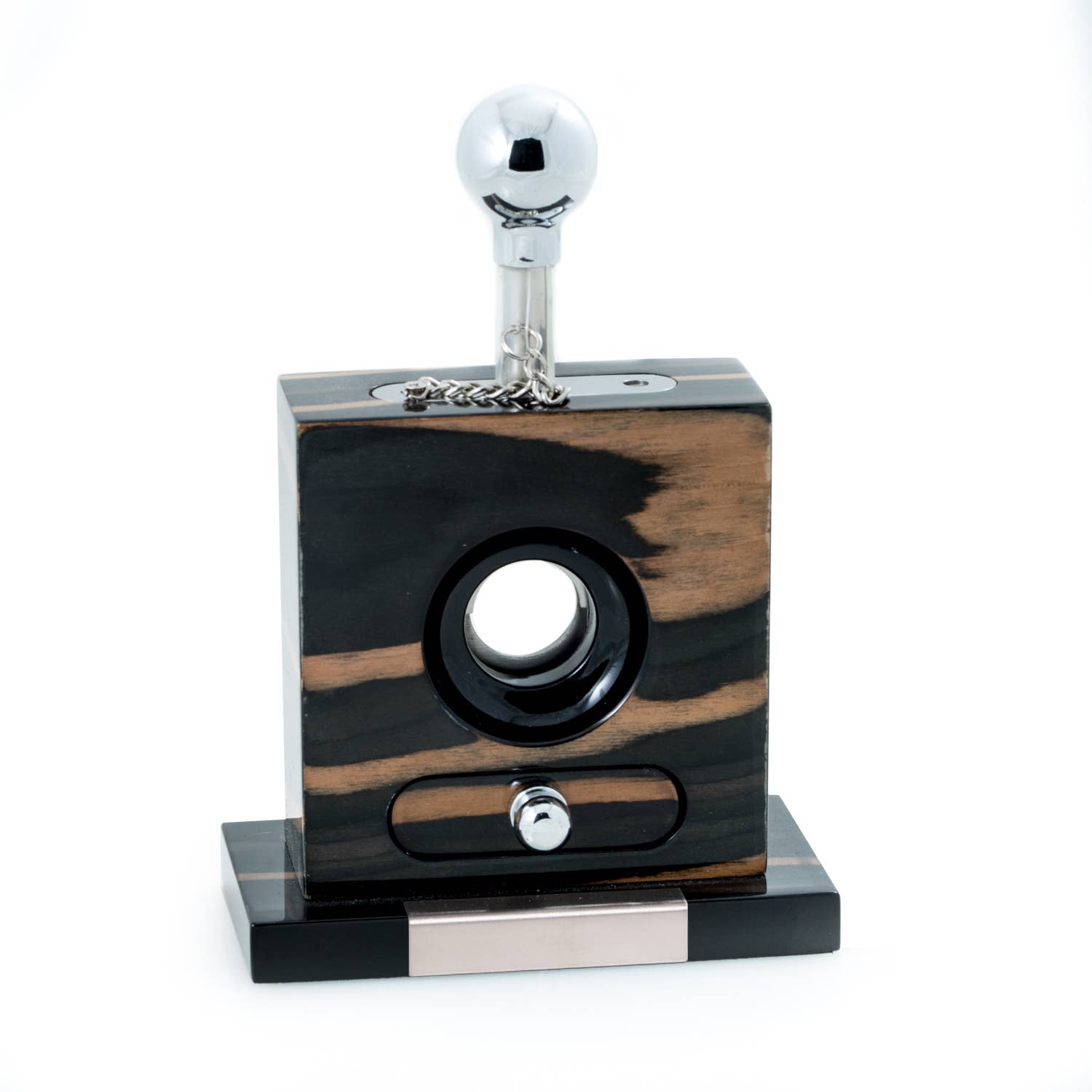 BeyBerk International - Cigar Cutter - Lacquered Ebony Wood