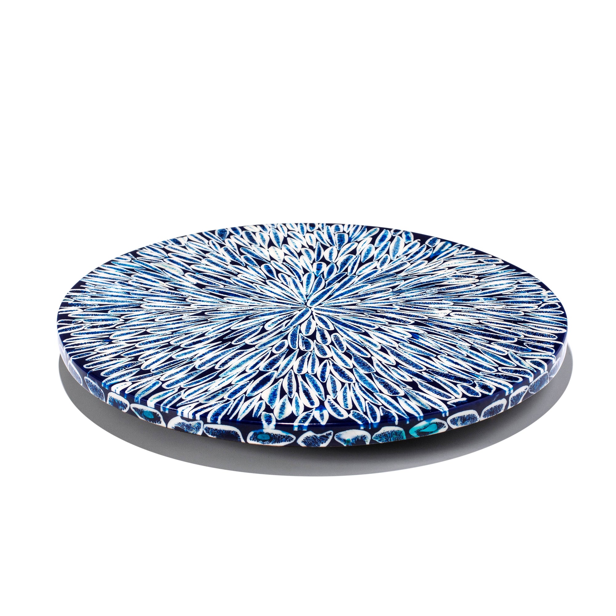 LADORADA - Blue Almendro Revolving Tray