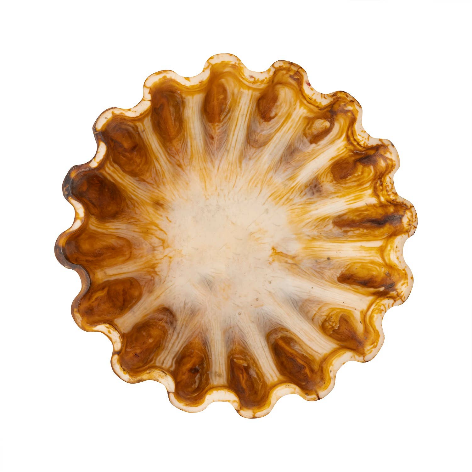 BIDKhome - Tortoiseshell Salad Bowl Dia 11.80"