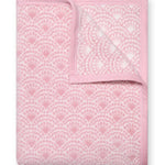 ChappyWrap - Seaside Scallops Blush Blanket