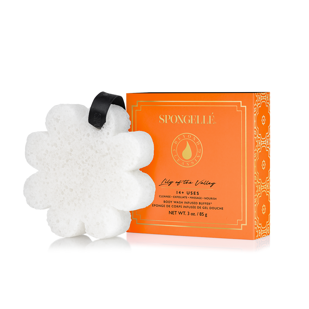 Spongellé - Lily of the Valley Boxed Flower | NEW | Bath & Body | Clean