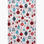 Geometry - Embroidered Ornaments Tea Towel