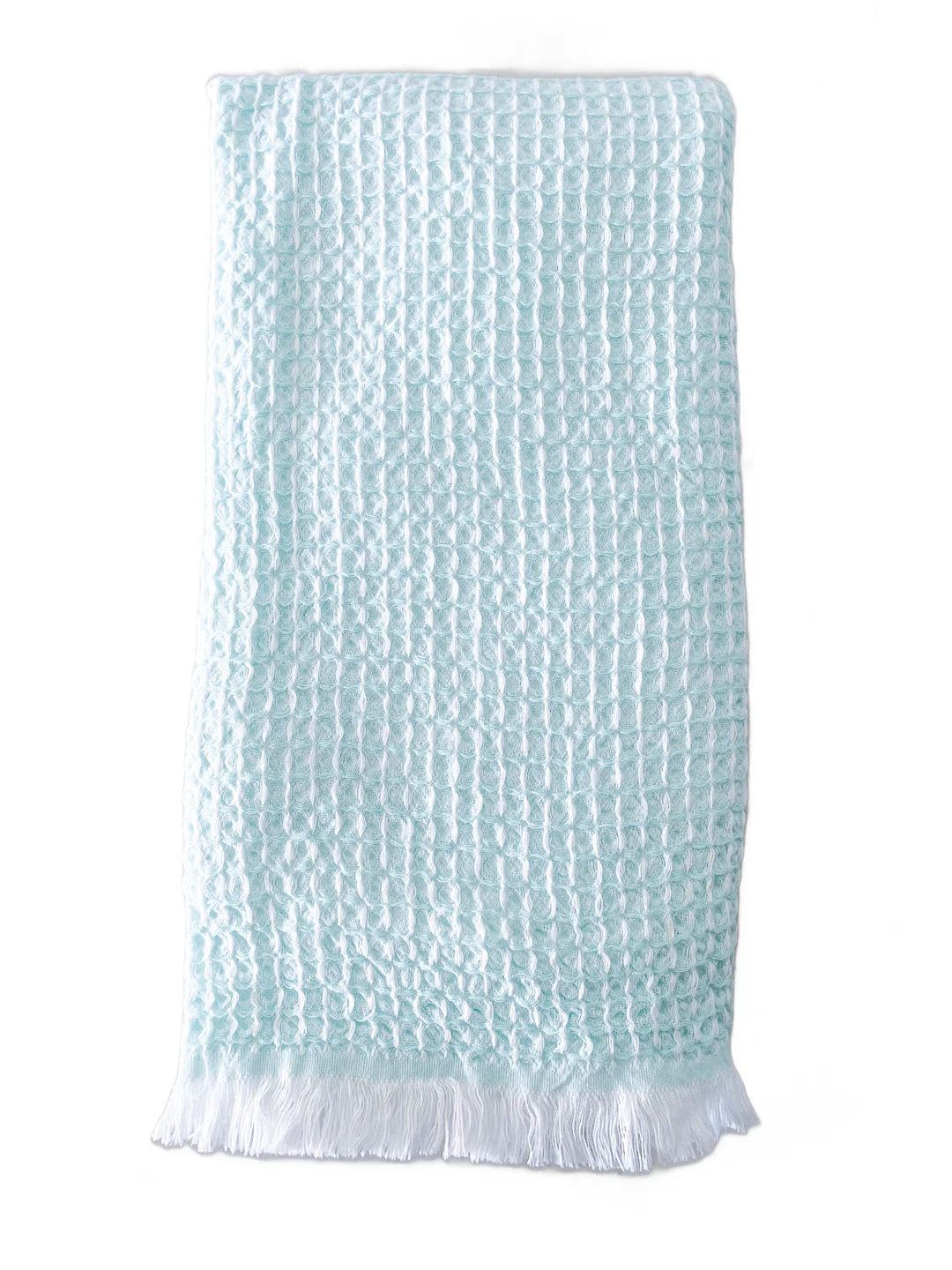 2 Tone Turkish Cotton Waffle Bath Towel