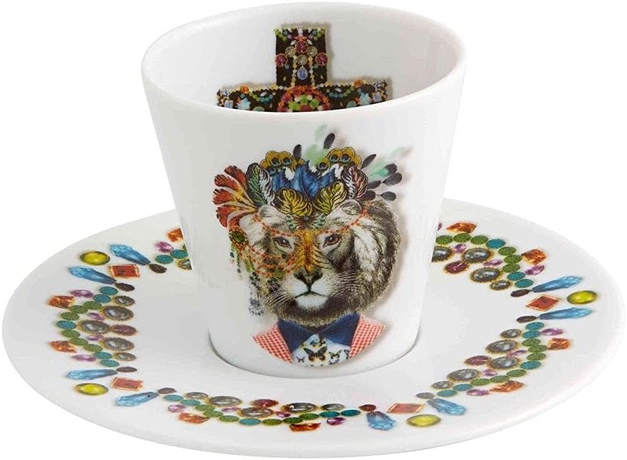 Vista Alegre Love who You Want Expresso Cups & Saucers S/4