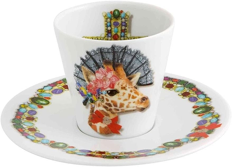 Vista Alegre Love who You Want Expresso Cups & Saucers S/4