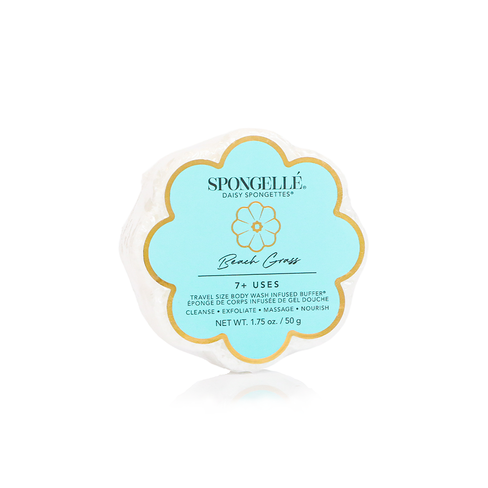 Spongellé - Beach Grass Daisy Spongette  | Soap Sponge | Soap Buffer