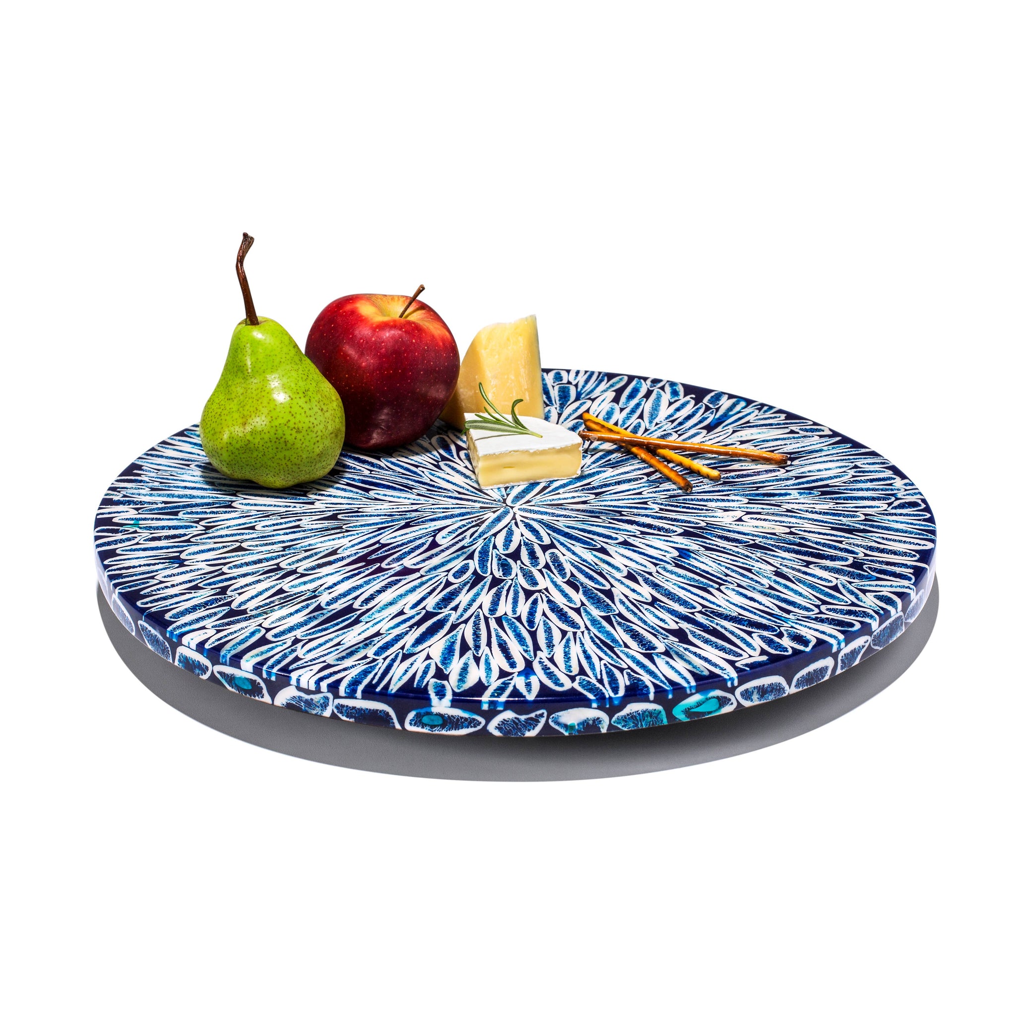 LADORADA - Blue Almendro Revolving Tray