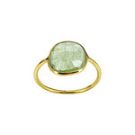 Sophie Deschamps Bijoux - BAGUE ANAHITA , pierre fine sertie plaqué or (BAGHO1)