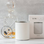 Vinglacé - White Glass Lined Whiskey Low Ball