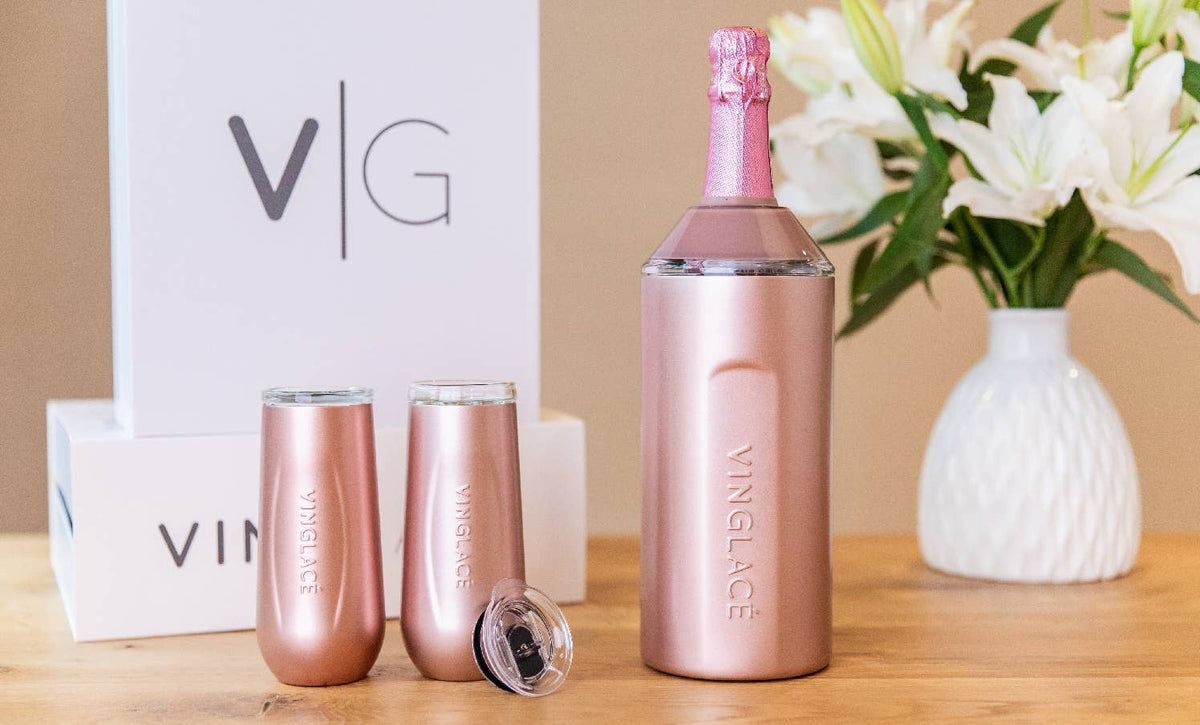 Vinglacé - Champagne Gift Sets with Glass Lined Flutes