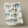 Geometry - Hooked on Fishing Tea Towel