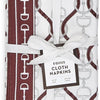 Equus Set of 4 Cloth Napkins