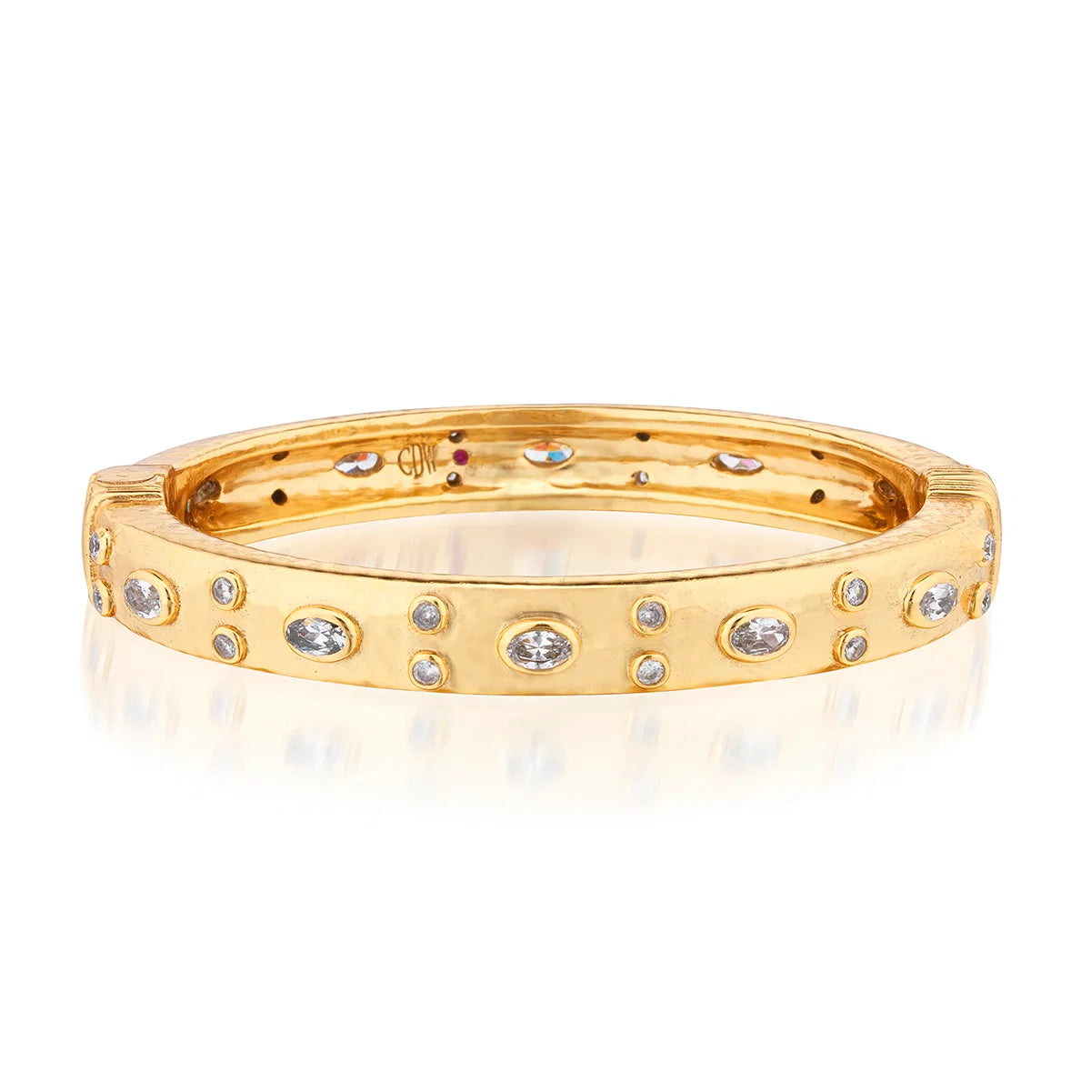 Capucine De Wulf Maharani Bangle ~ Clear Cubic Zirconia