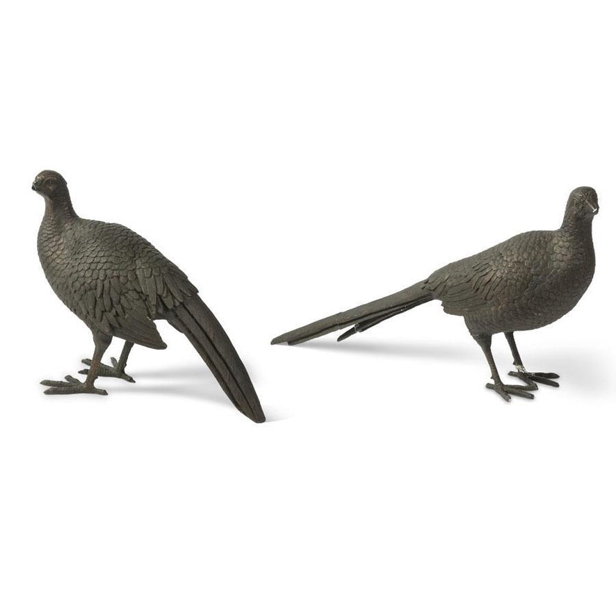 Resin Pheasants, Set of 2