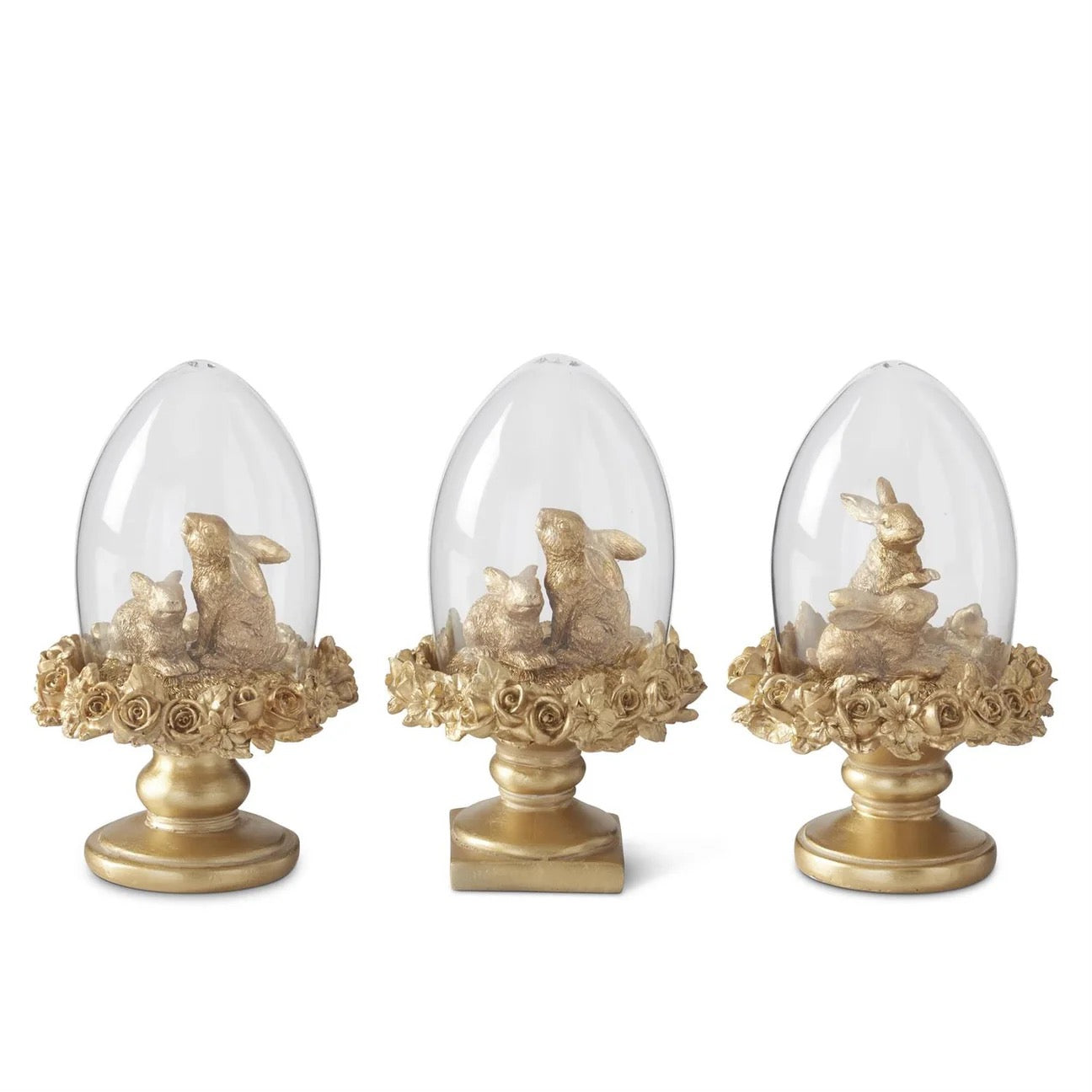 Easter Bunny Egg Cloche 6.25" each (3 styles to choose from)