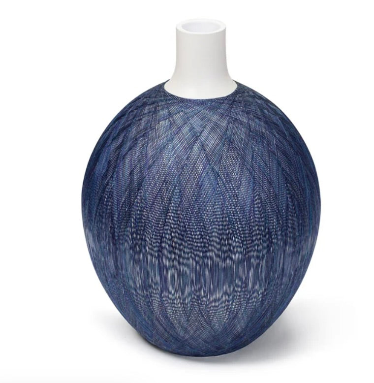 Ladorada Split Straw Marine Vase - Medium