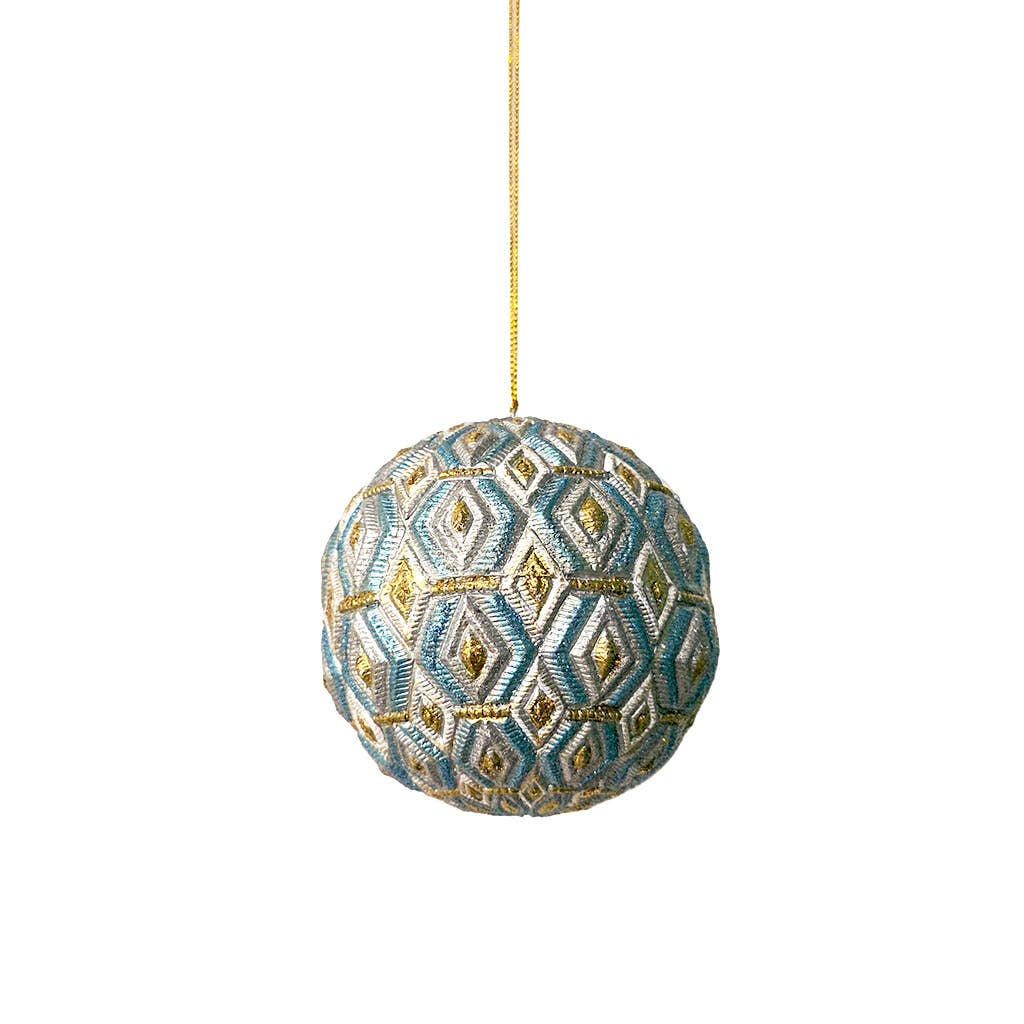 Dekorasyon Gifts  Decor - Oriente Ball Ornament (Linen)