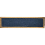 Jute Edge Navy Table Runner