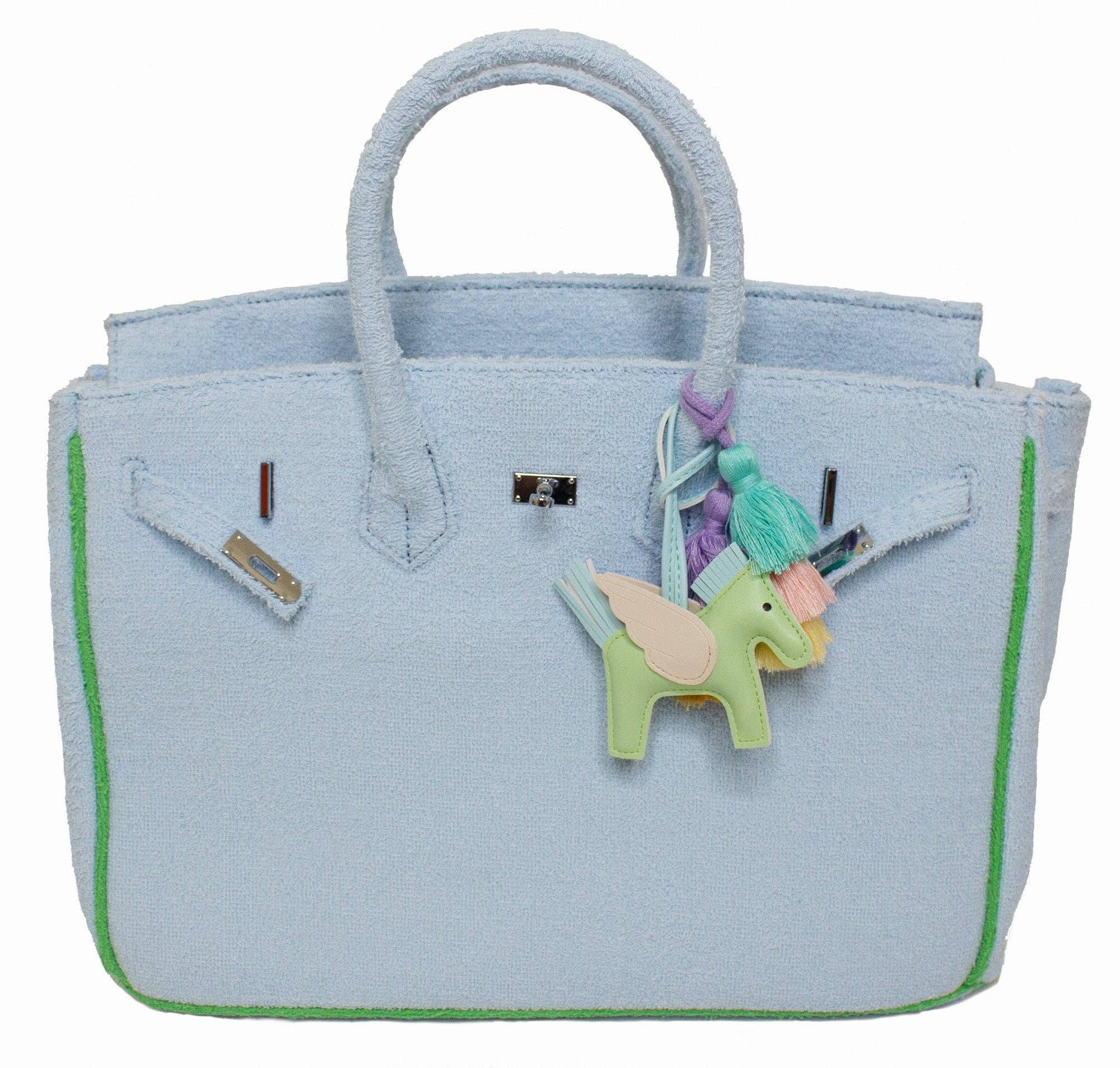 BEACH HAUS - Seaside Terry Tote - Powder Blue Large