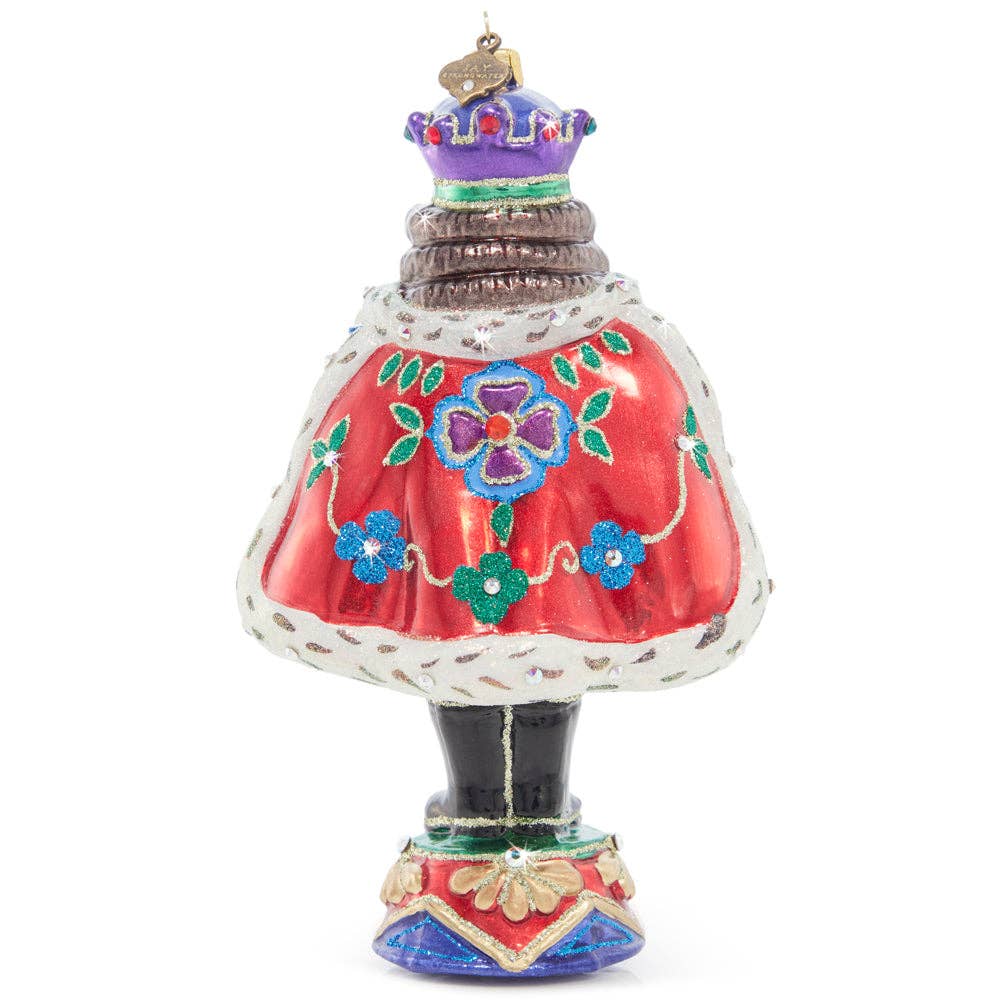 Jay Strongwater - Fancy Nutcracker Glass Ornament