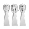 Nambe - Holiday - Faith, Love & Peace Angel Figurines