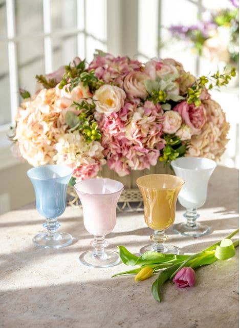 Arte Italica & Crown Linen Designs - Rialto Water/Wine Glass