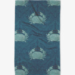 Geometry - Blue Crab Tea Towel