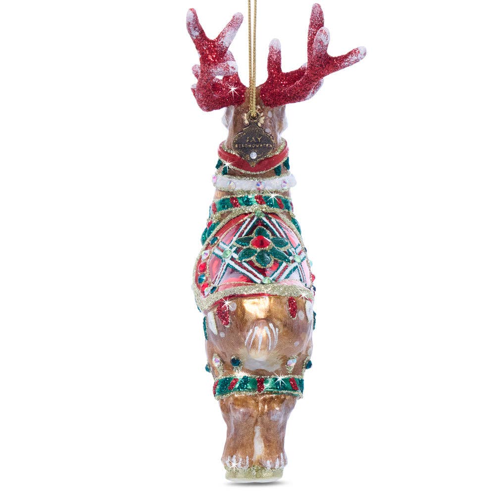 Jay Strongwater - Comet Glass Ornament