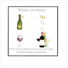 Stevie Streck Designs - GIFT BOX NOTE CARDS Wined 'N Dined