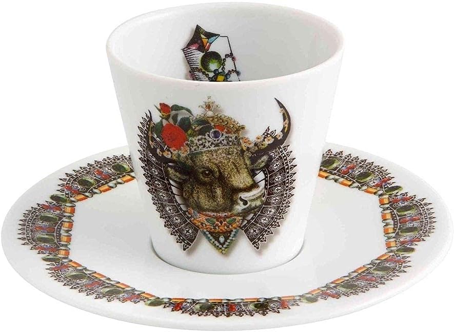 Vista Alegre Love who You Want Expresso Cups & Saucers S/4