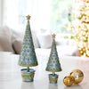 Dekorasyon Gifts  Decor - Fleur De Lis Tree w/Drum Base (Blue Haze)