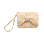 June Bow Wristlet in Ivory