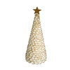 Dekorasyon Gifts  Decor - Clamrose Shell Cone Tree w/Pearls (White/Gold)